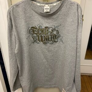 Vintage Ecko Unltd Gray Long Sleeve Shirt
